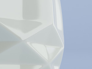 ceramic white vase Modèle 3D