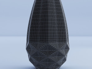 ceramic white vase Modèle 3D
