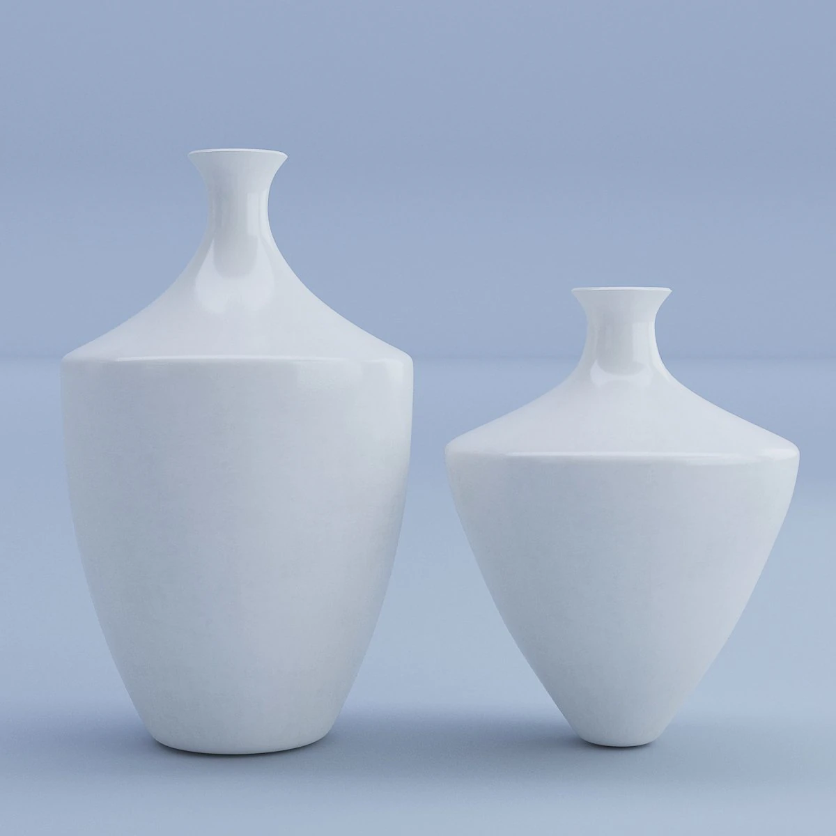 ceramic vases 3D Model .c4d .max .obj .3ds .fbx .stl .blend 