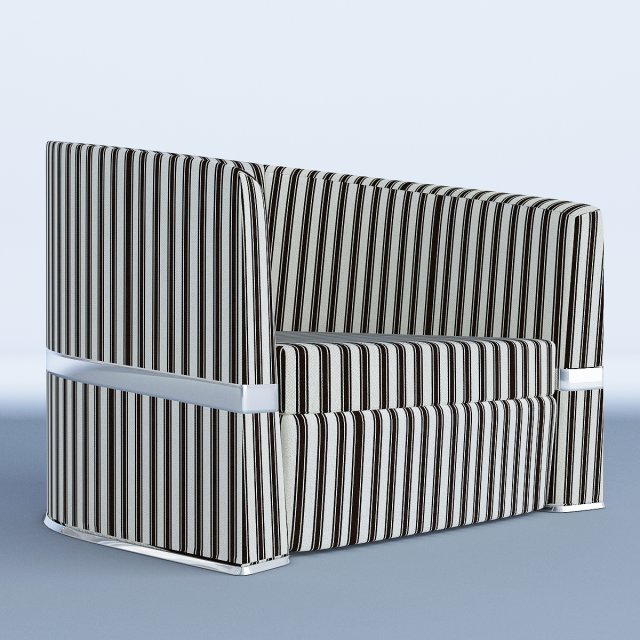 lounge italian armchair 3D Модель .c4d .max .obj .3ds .fbx .stl .blend 