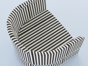 lounge italian armchair 3D Модель