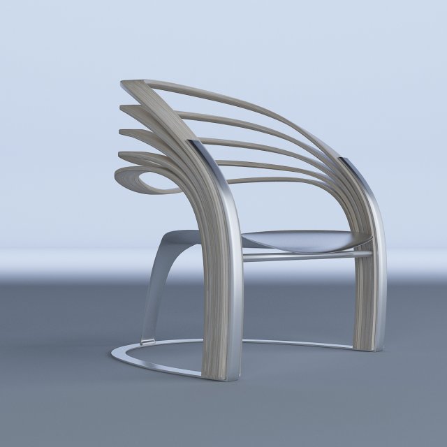 modern chair Modelo 3D .c4d .max .obj .3ds .fbx .stl .blend 