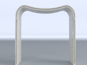 plywood old stool Model 3D