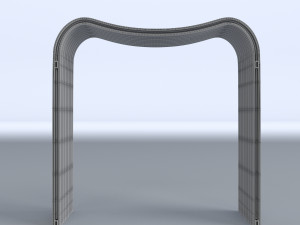 plywood old stool Model 3D