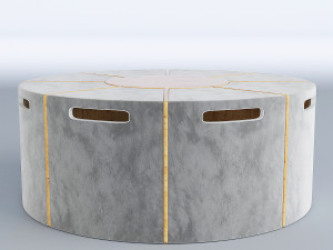 circle coffee table 3D Model