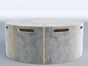 circle coffee table 3D Model