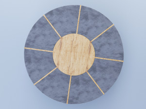 circle coffee table 3D Model
