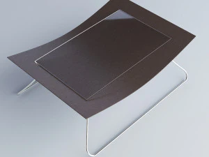 tavolino curvo Modello 3D