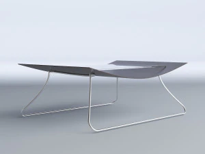 curved coffee table 3D Model