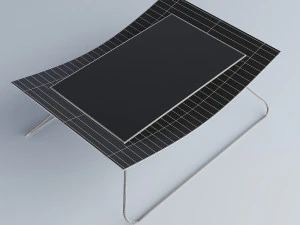 curved coffee table 3D Model