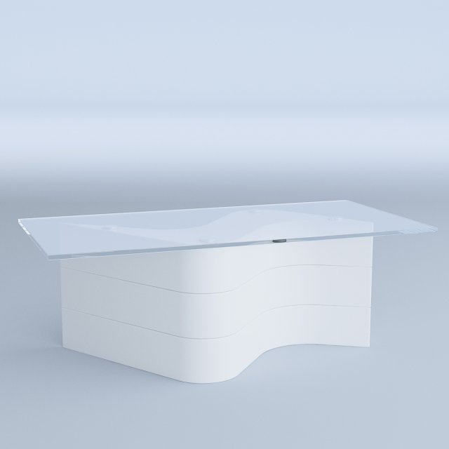 modern coffee table Model 3D .c4d .max .obj .3ds .fbx .stl .blend