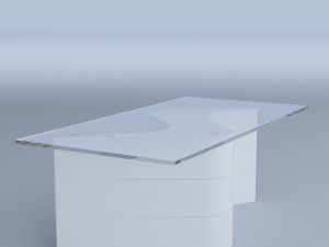 modern coffee table Model 3D