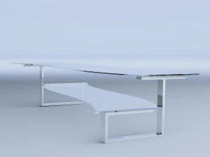 glass coffee table 3D Model