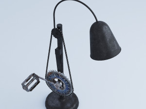 bike pedal table lamp Modèle 3D