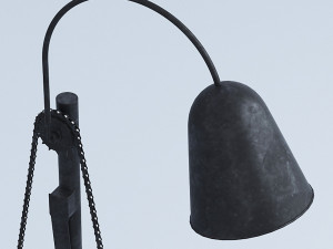 bike pedal table lamp Modèle 3D