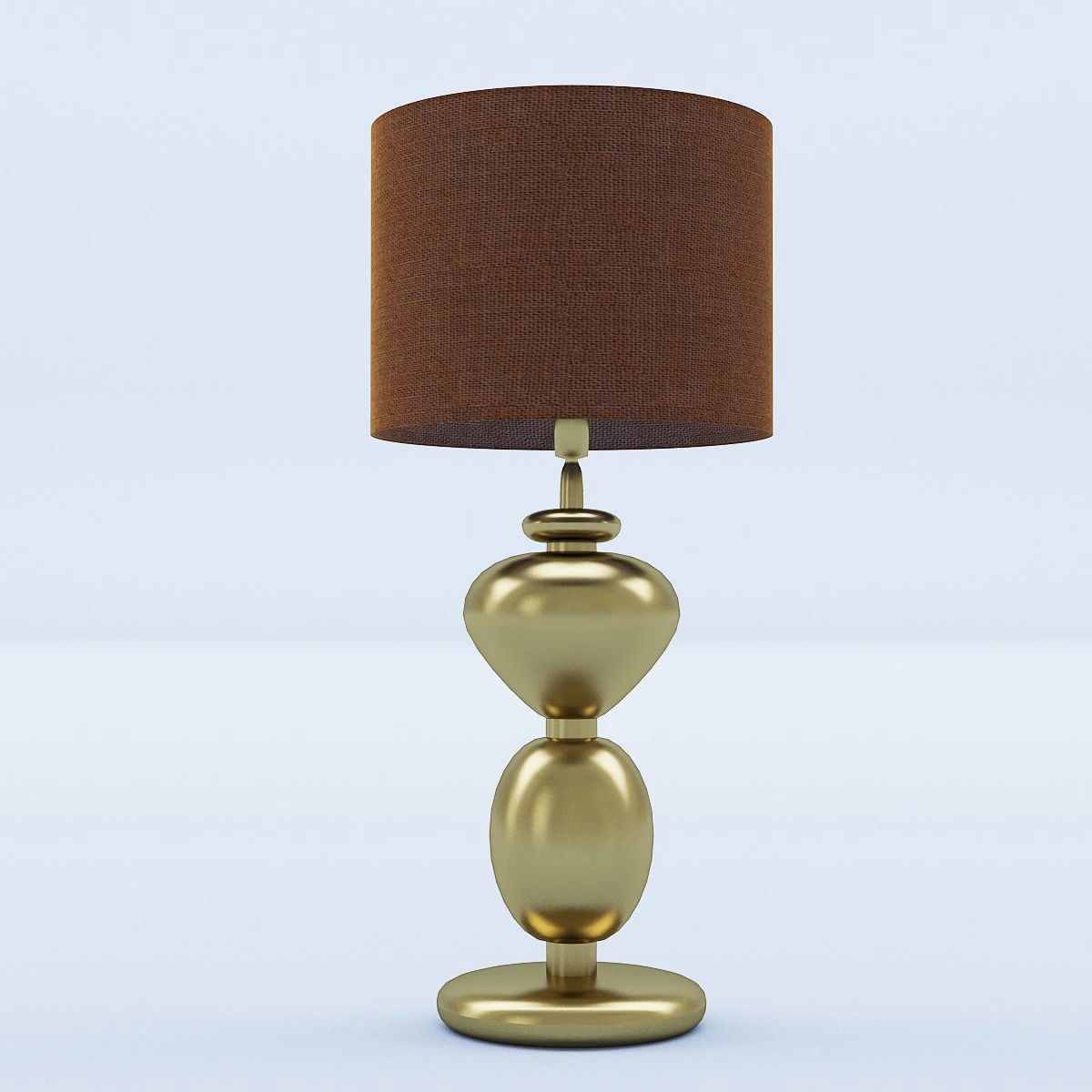 골드 테이블 램프 3D 모델 .c4d .max .obj .3ds .fbx .stl .blend 