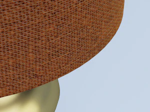 골드 테이블 램프 3D 모델