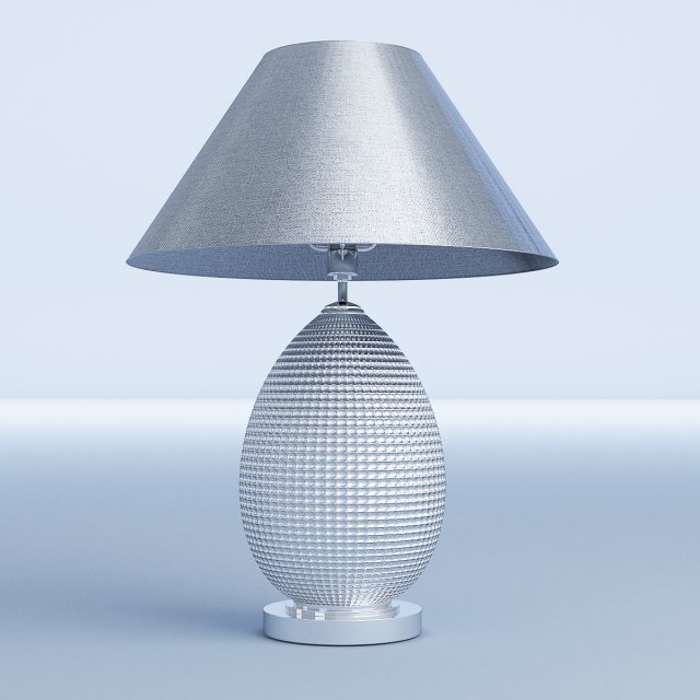 crystal table lamp 3D Модель .c4d .max .obj .3ds .fbx .stl .blend