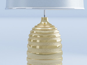 gold table lamp 3Dモデル