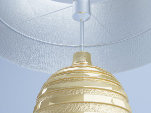 gold table lamp 3Dモデル