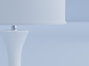 ceramic white lamp 3 3D Model