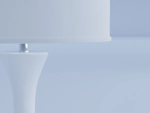 ceramic white lamp 3 3D Model