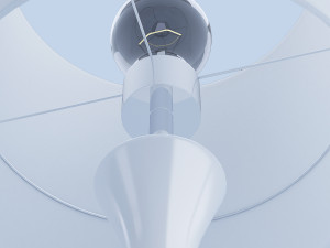 ceramic white lamp 3 3D Model