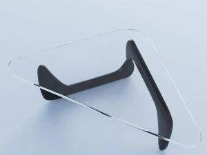 三角形玻璃茶几 3D 模型