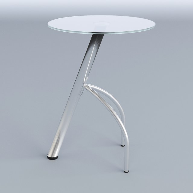 circle glass table 3Dモデル .c4d .max .obj .3ds .fbx .stl .blend 