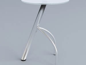 circle glass table 3D Model