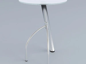 circle glass table 3D Model