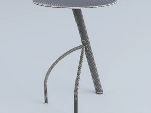 circle glass table 3D Model