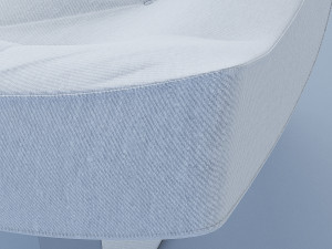 white chair cappellini 3D-Modell