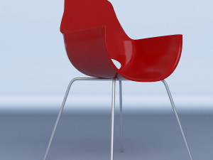 red chair 3D 模型