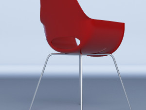 red chair 3D 模型