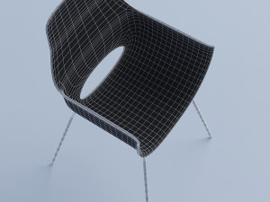 red chair 3D 模型