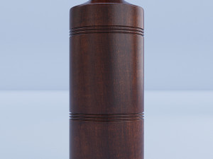 wooden vases set Modèle 3D