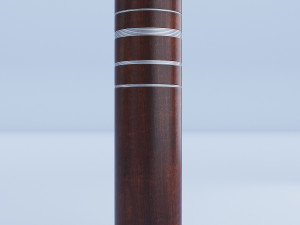 wooden vases set Modèle 3D