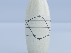 ceramic white vase set Modèle 3D
