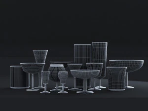 glass set 2 3D Model