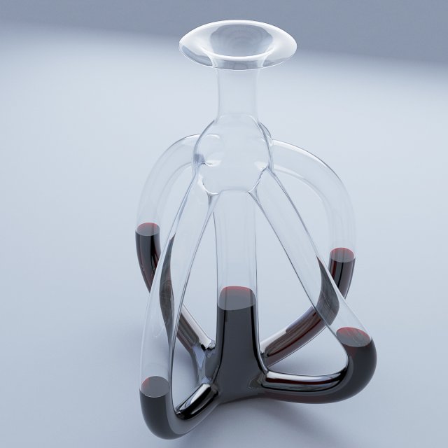 glass ewer 3D Модель .c4d .max .obj .3ds .fbx .stl .blend 