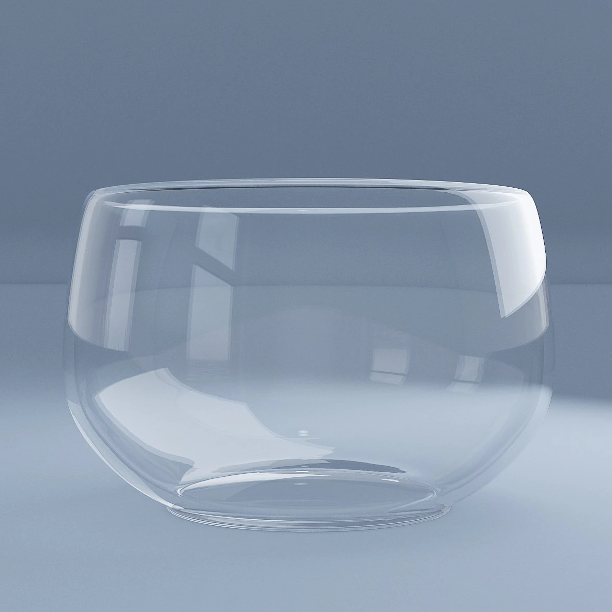 glass bowl 3D Model .c4d .max .obj .3ds .fbx .stl .blend 