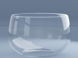 glass bowl 3D 模型