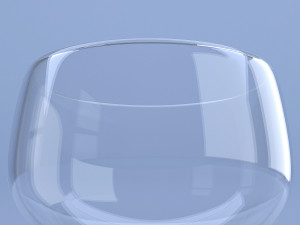 glass bowl 3D 模型