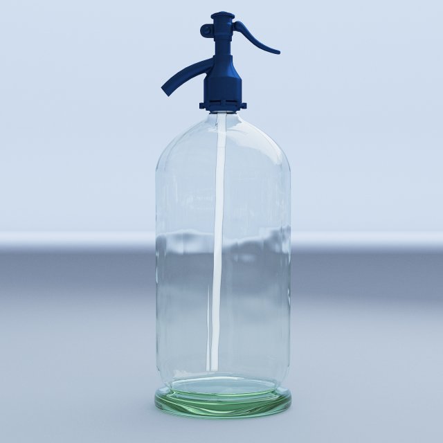siphon bottle 3Dモデル .c4d .max .obj .3ds .fbx .stl .blend 