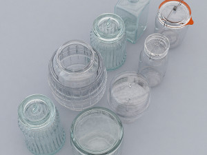 glassware set 3D Model