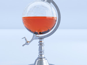 globe decanter Model 3D