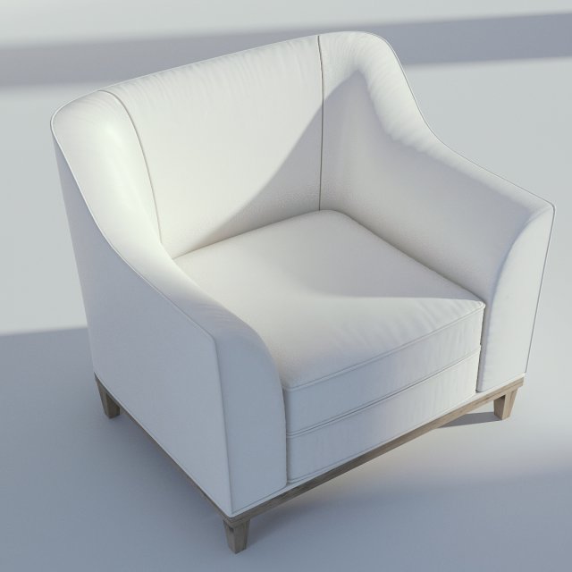 leather arm chair 3D मॉडल .c4d .max .obj .3ds .fbx .stl .blend 