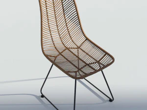 wicker chair 3D Model