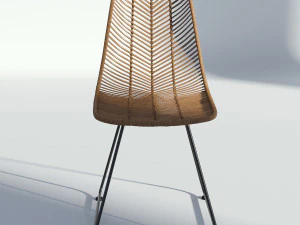 wicker chair 3D Model